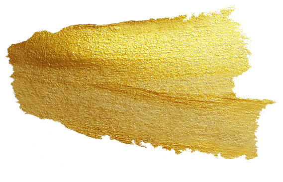 Gold Metallic Smear Brushstroke	